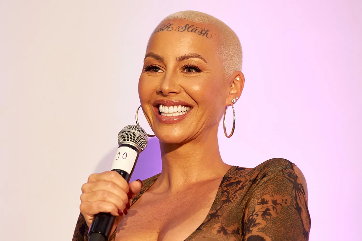 amber-rose-unfazed-by-mixed-reactions-to-her-forehead-tattoo