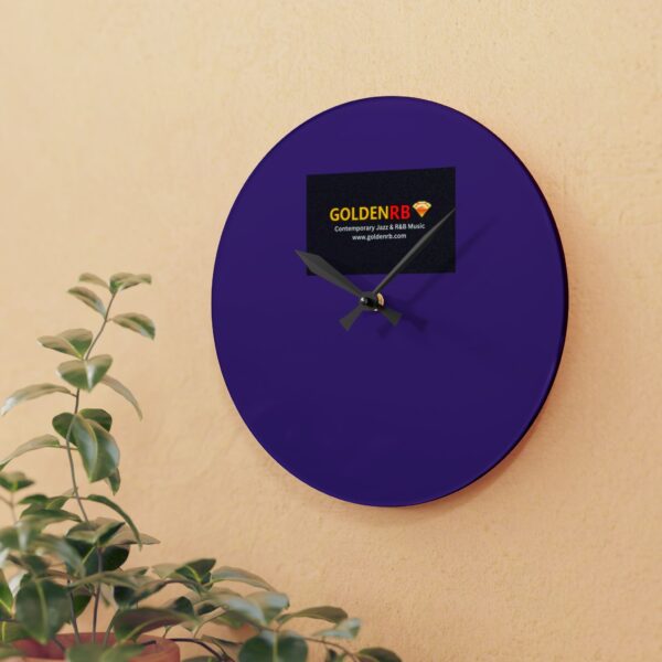 Acrylic Wall Clock - GoldenRB Design - Image 11