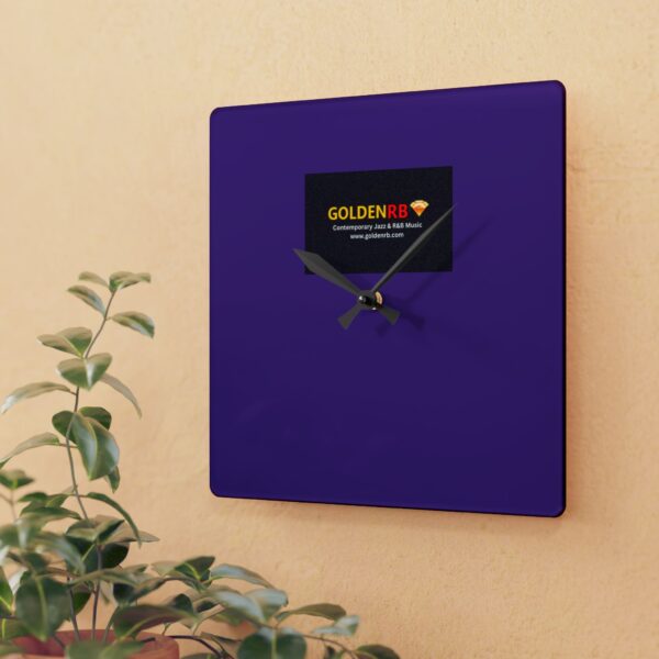 Acrylic Wall Clock - GoldenRB Design