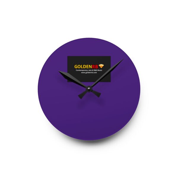 Acrylic Wall Clock - GoldenRB Design - Image 5