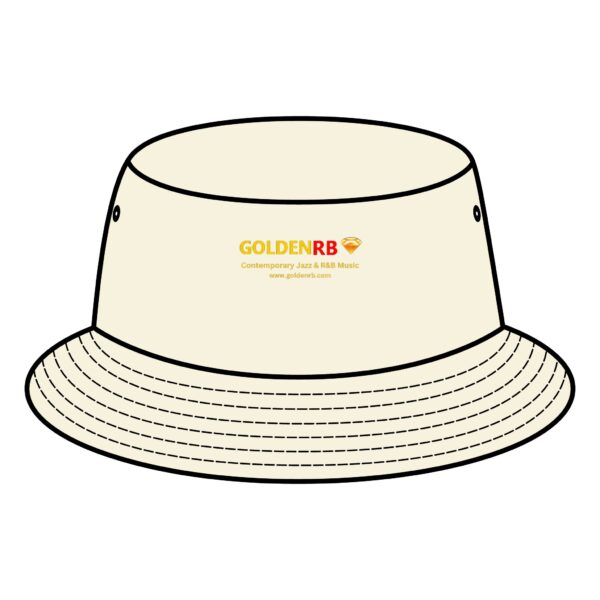 GoldenRB Bucket Hat - Stylish Black & Brown Sun Protection for Music Lovers - Image 7