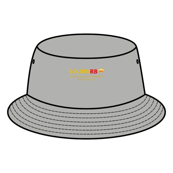 GoldenRB Bucket Hat - Stylish Black & Brown Sun Protection for Music Lovers - Image 8