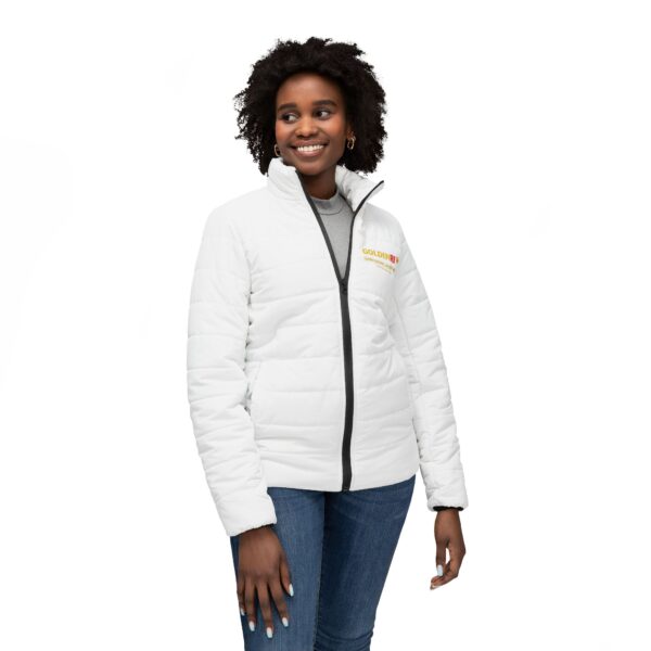 Women’s GoldenRB Puffer Jacket - Stylish Winter Outerwear for Comfort and Warmth - Image 3