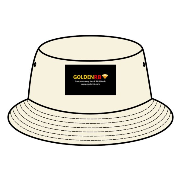 GoldenRB Bucket Hat - Stylish Black & Brown Sun Protection for Music Lovers - Image 7