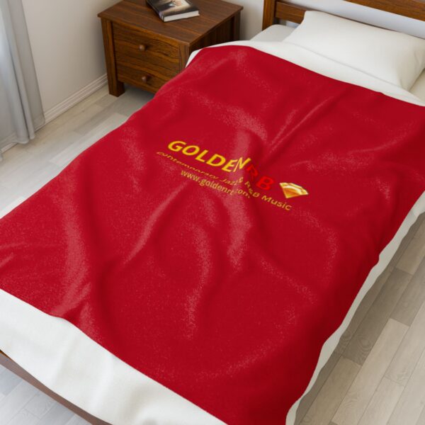 Plush Blanket GoldenRB Design - Image 3