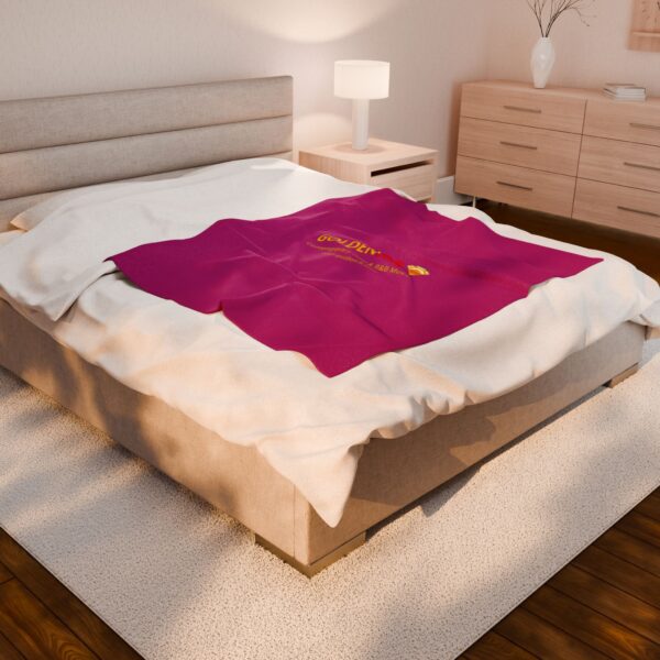 Velveteen Plush Blanket - GoldenRB Design - Image 4