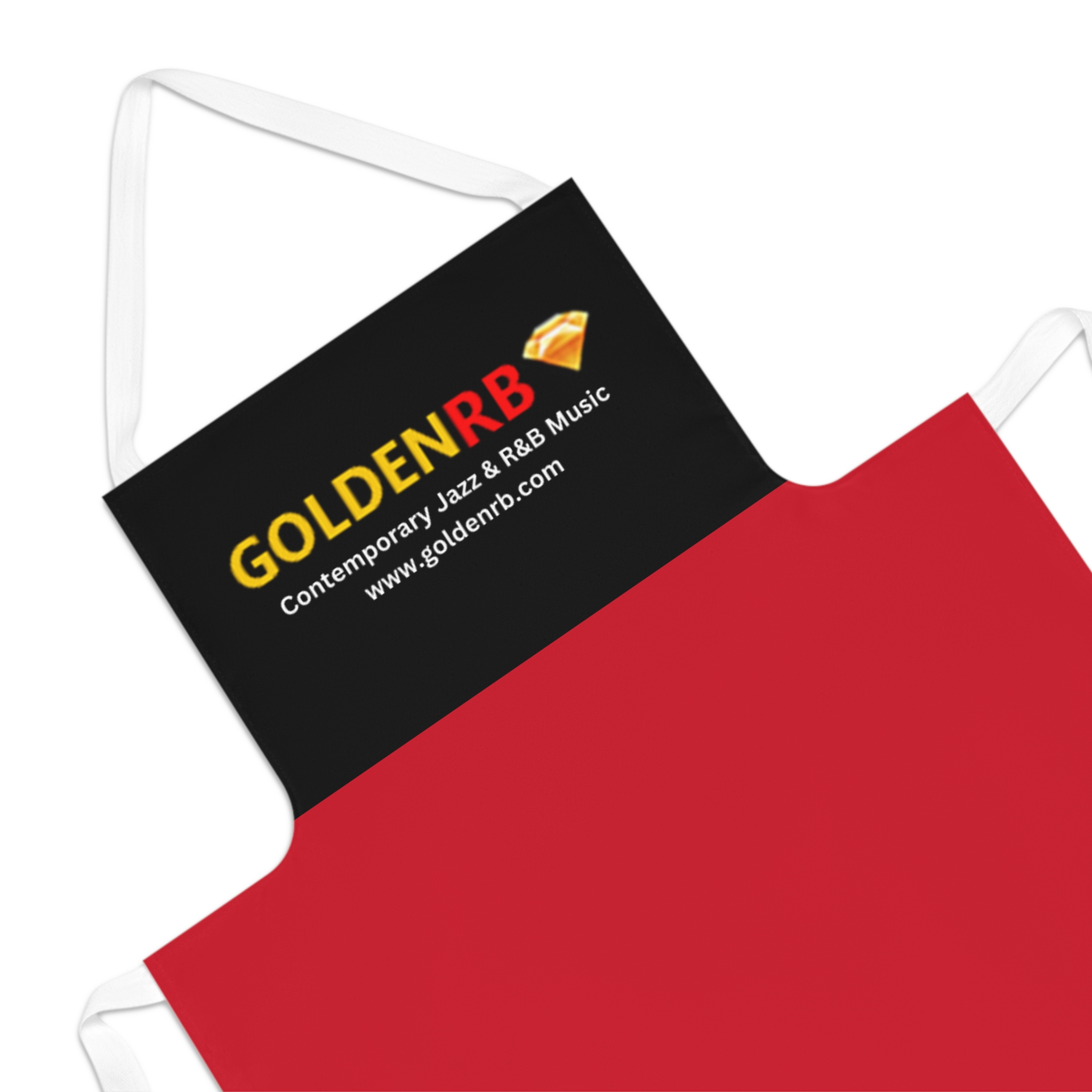 Jazz Music Lover Apron RnB Gift Music Fan Kitchen Apron Cooking GoldenRB - Image 3