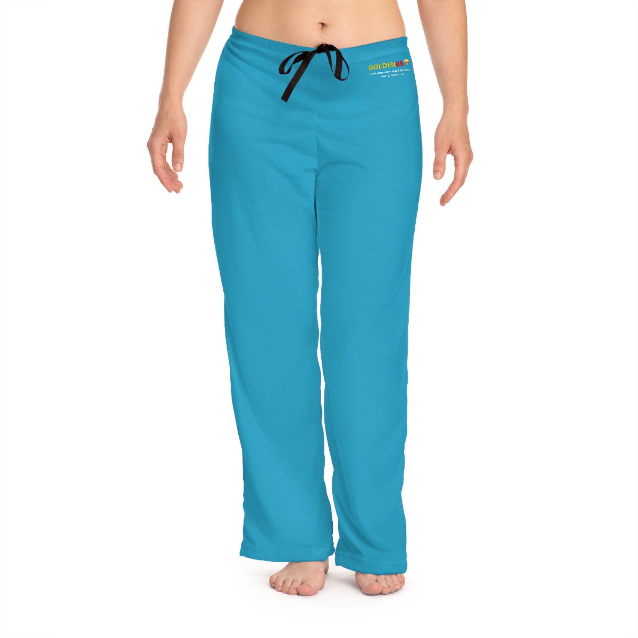 Cozy Golden Bee Women’s Pajama Pants — Relaxed Lounge Sleepwear with 'Golden Bee' Accent