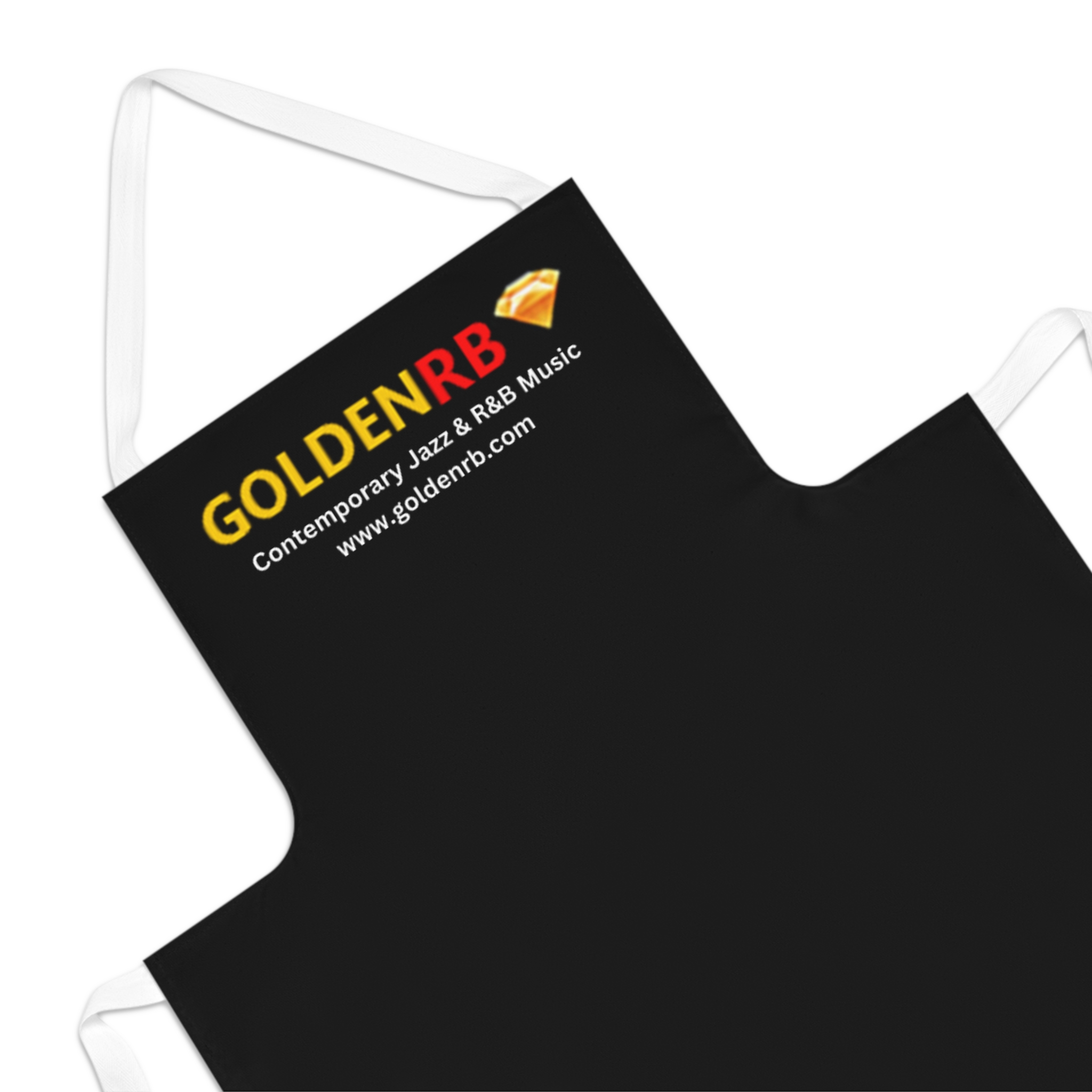 Jazz Music Lover Apron RnB Gift Music Fan Kitchen Apron Cooking GoldenRB - Image 2