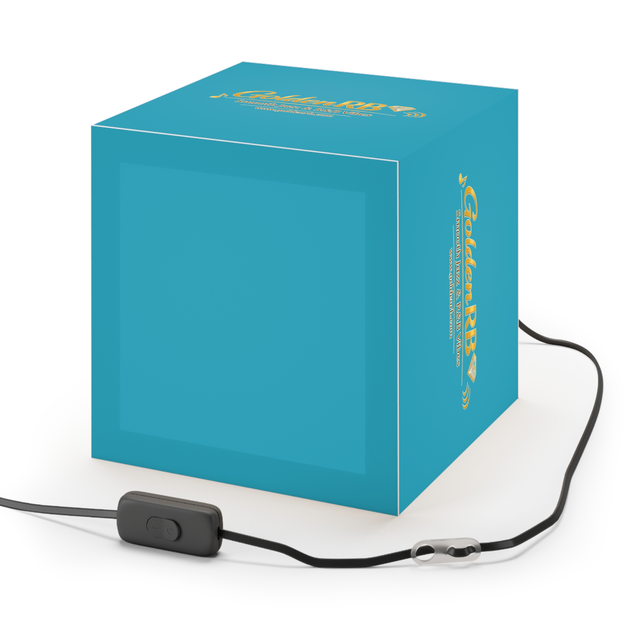 Ambient Light Cube Lamp by GoldenRB: Soft Glow Jazz RnB Music Room Decor Cozy Desk or Floor - Image 5