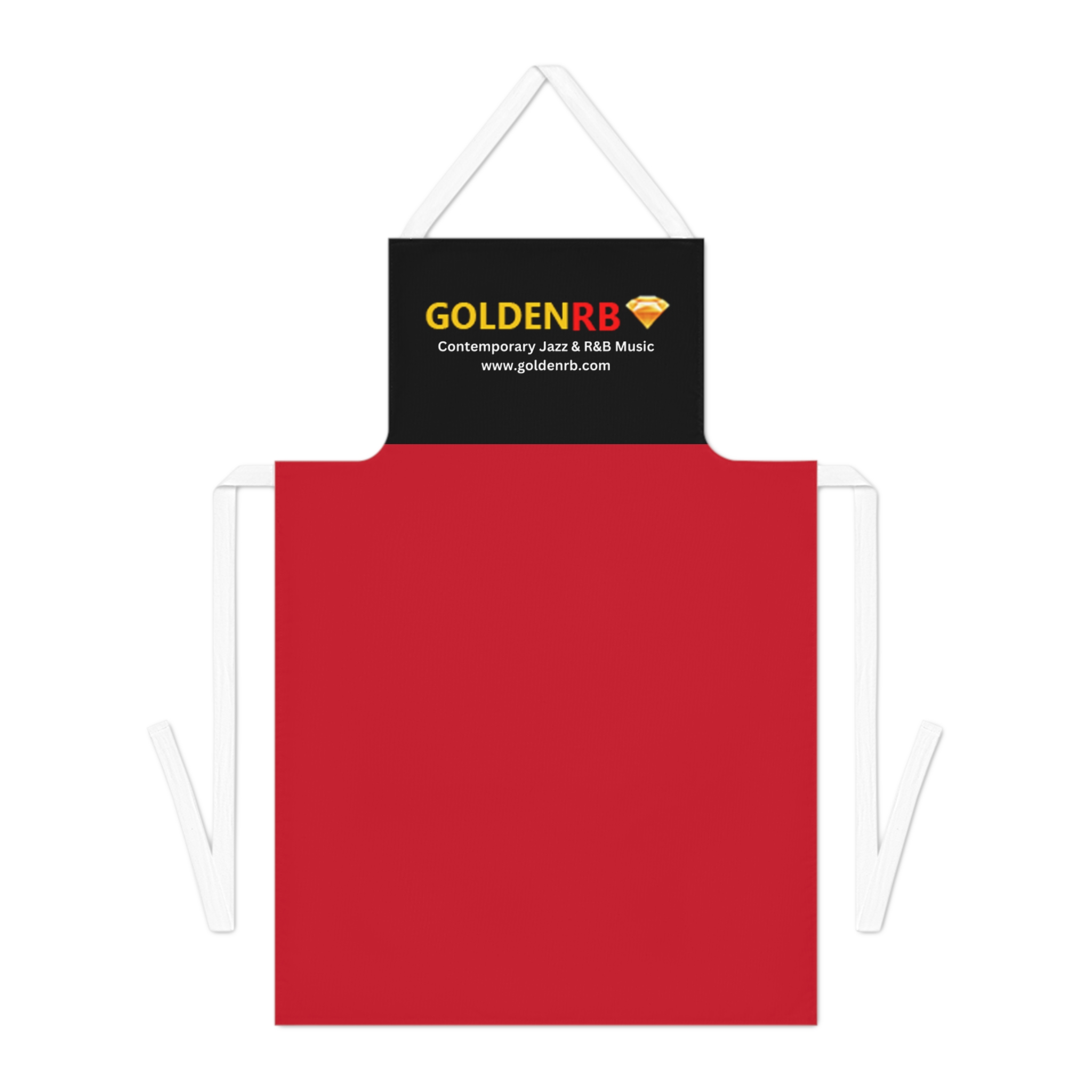 Jazz Music Lover Apron RnB Gift Music Fan Kitchen Apron Cooking GoldenRB - Image 2