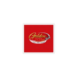 GoldenRB Logo Magnet – Custom Shape Fridge Magnet for Jazz & R&B Fans