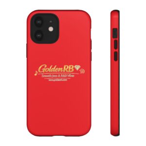 GoldenRB Red iPhone Phone Case Jazz RnB Radio Logo Music Lover Gift