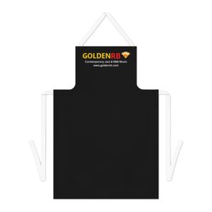 Jazz Music Lover Apron RnB Gift Music Fan Kitchen Apron Cooking GoldenRB