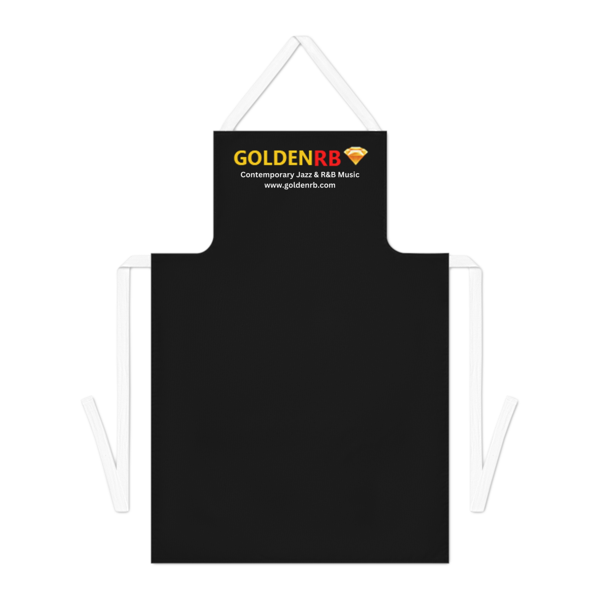 Jazz Music Lover Apron RnB Gift Music Fan Kitchen Apron Cooking GoldenRB