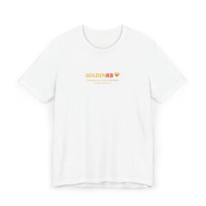 GoldenRB Logo Unisex Jersey T-Shirt | White Black Red Navy | Brand Tee | Unique Gift