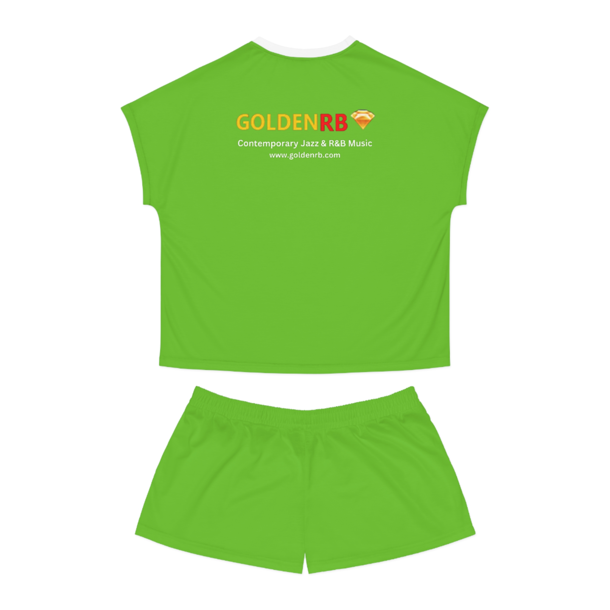 GoldenRB Womens Short Pajama Set Jazz RnB Sleepwear Gift - Image 5