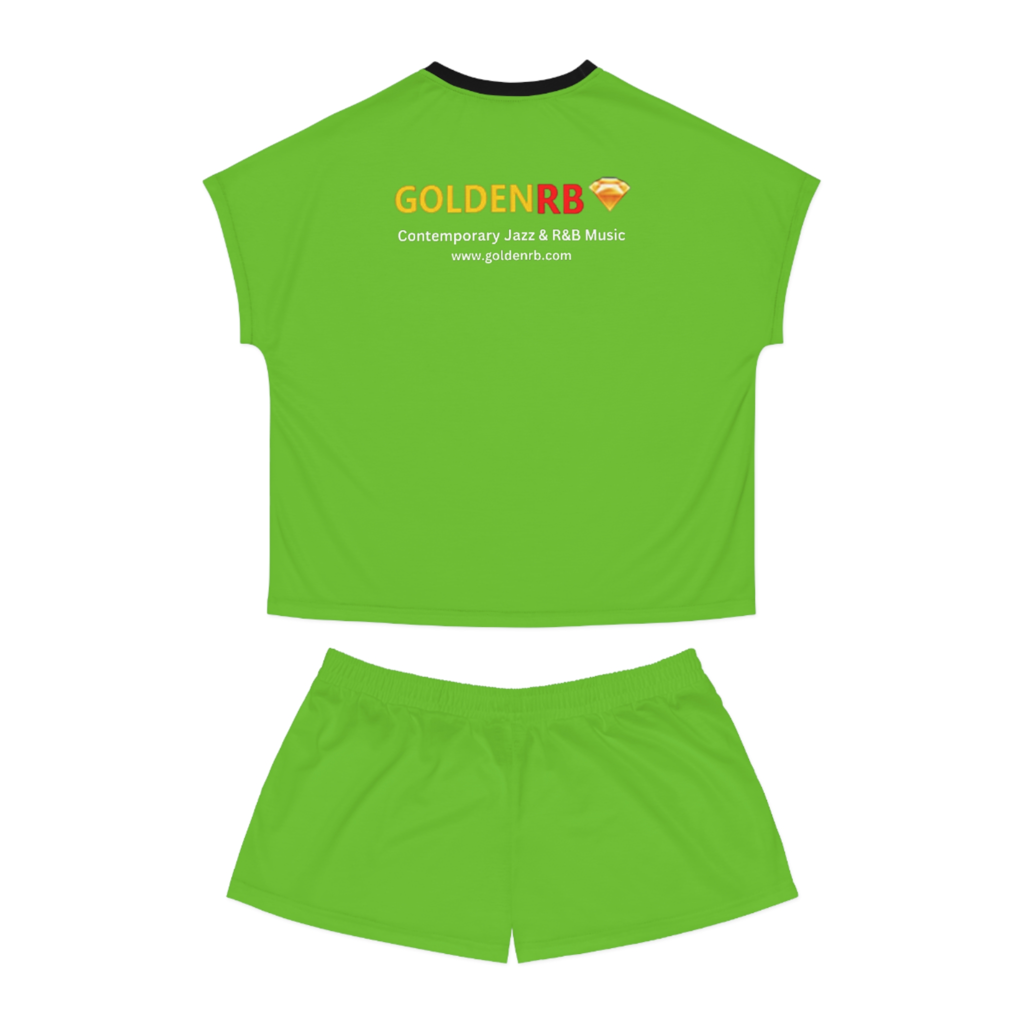 GoldenRB Womens Short Pajama Set Jazz RnB Sleepwear Gift - Image 6