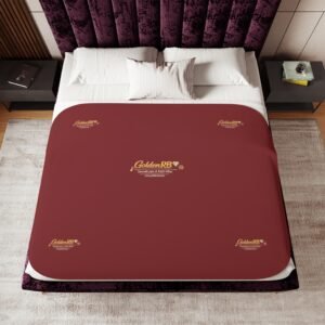 GoldenRB Luxury Sherpa Blanket Jazz R&B Music Lover Throw Cozy Plush Blanket Soft Couch Bed Decor Gift for Music Fans